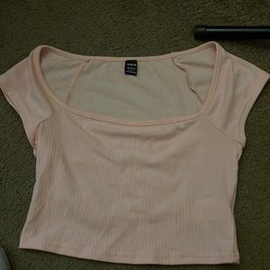 Light pink Crop Top. Size: S. SHEIN